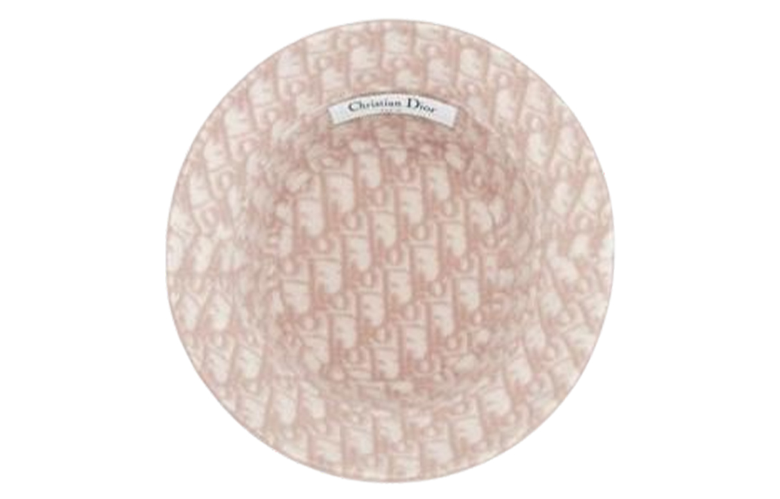 Lookbook 迪奥玫瑰粉色双面羊毛渔夫帽男女同款 11DCH923I100-C428