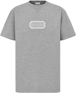 DIOR Christian Couture 灰色寬鬆版型短袖T恤 休閒上衣。 343J696C0554-C880 Buy DIOR Christian Couture 灰色寬鬆版型短袖T恤 休閒上衣。 343J696C0554-C880