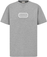 DIOR Christian Couture 灰色寬鬆版型短袖T恤 休閒上衣。 343J696C0554-C880 Order DIOR Christian Couture 灰色寬鬆版型短袖T恤 休閒上衣。 343J696C0554-C880