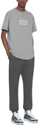 DIOR Christian Couture Relaxed-Fit Grey T-Shirt Casual Short Sleeve Tee. 343J696C0554-C880 Shop DIOR Christian Couture Relaxed-Fit Grey T-Shirt Casual Short Sleeve Tee. 343J696C0554-C880