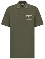 DIOR Christian Dior Atelier Embroidered Polo Shirt Green Short Sleeve. 293J832A0448-C680 DIOR Christian Dior Atelier Embroidered Polo Shirt Green Short Sleeve. 293J832A0448-C680
