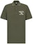 Buy DIOR Christian Dior Atelier Embroidered Polo Shirt Green Short Sleeve. 293J832A0448-C680