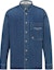 Buy DIOR 克里斯汀迪奧 男裝藍色刺繡Logo長袖襯衫Button-Up。 443D587AY556-C580