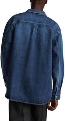 DIOR 克里斯汀迪奧 男裝藍色刺繡Logo長袖襯衫Button-Up。 443D587AY556-C580 Details for DIOR 克里斯汀迪奧 男裝藍色刺繡Logo長袖襯衫Button-Up。 443D587AY556-C580