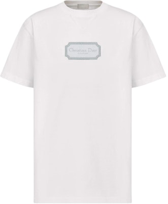 DIOR Christian Dior Couture Logo Cotton Crewneck Short Sleeve T-Shirt White Mens. 343J696C0554-C088 Buy DIOR Christian Dior Couture Logo Cotton Crewneck Short Sleeve T-Shirt White Mens. 343J696C0554-C088