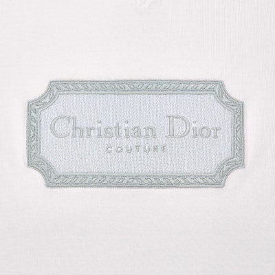 DIOR Christian Dior Couture Logo Cotton Crewneck Short Sleeve T-Shirt White Mens. 343J696C0554-C088 Cheap DIOR Christian Dior Couture Logo Cotton Crewneck Short Sleeve T-Shirt White Mens. 343J696C0554-C088