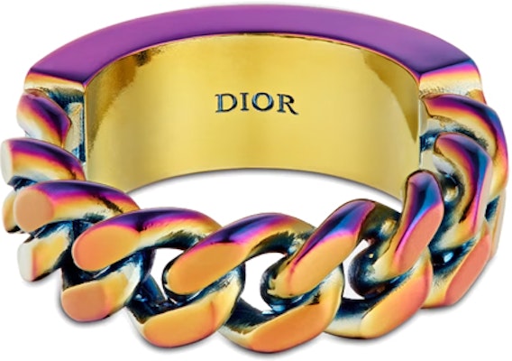 Cincin Rantai Logam DIOR Christian Dior Pria. R1475HOMMT-D395 Lookbook Cincin Rantai Logam DIOR Christian Dior Pria. R1475HOMMT-D395