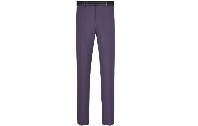 DIOR Christian Dior SS21 Wool Logo Pants Mens Purple 033C114C4739-C485
