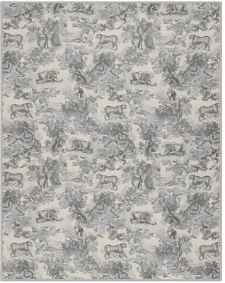 DIOR Classic Pattern Fringe Goat Wool Shawl - Ivory Color. 34JOU300I002_C810 Buy DIOR Classic Pattern Fringe Goat Wool Shawl - Ivory Color. 34JOU300I002_C810