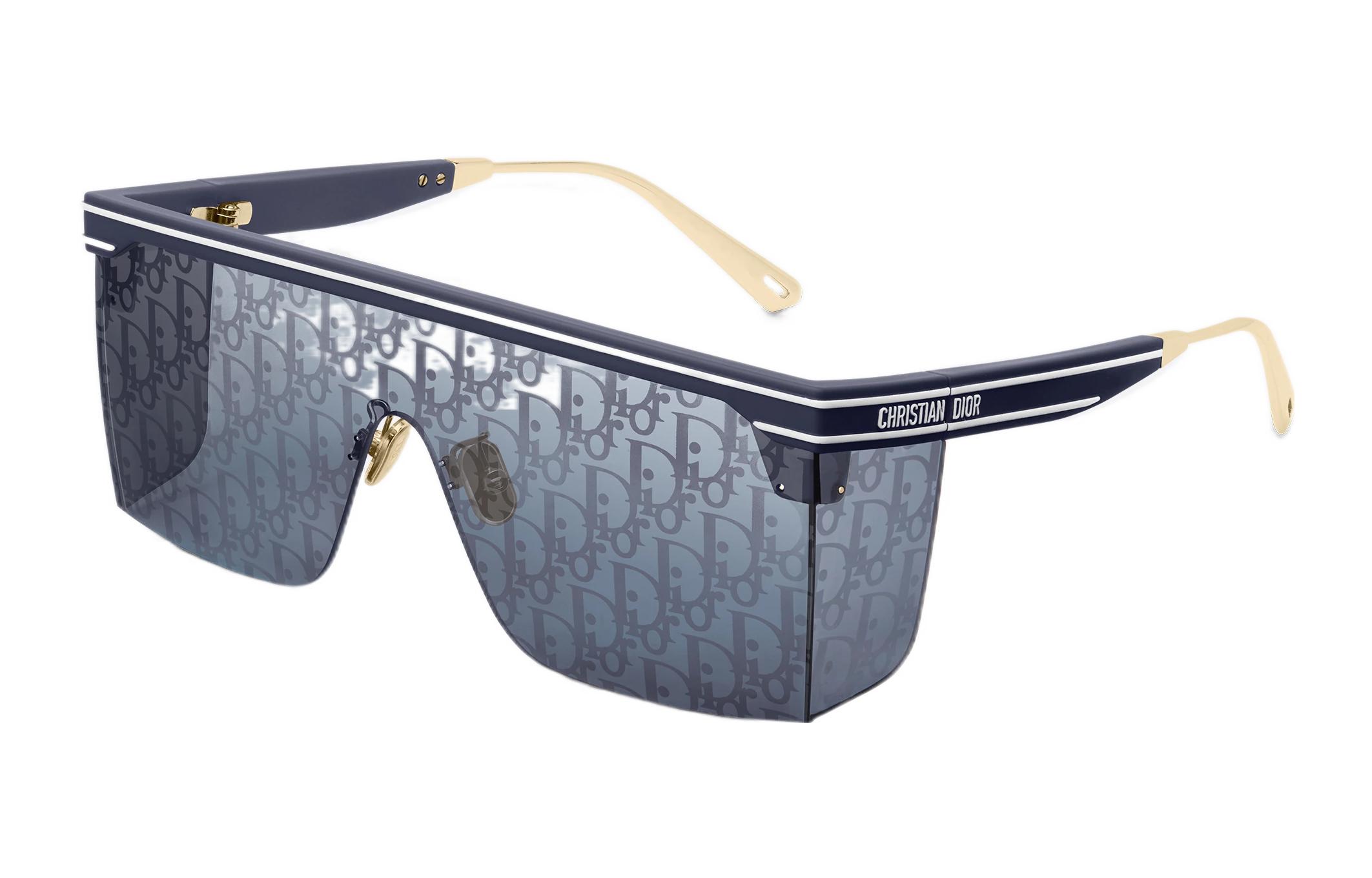 DIOR CLUB M1U Square Sunglasses Blue Monogram Unisex Fashion Eyewear DIORCLUB-M1U-31B8 圖 2