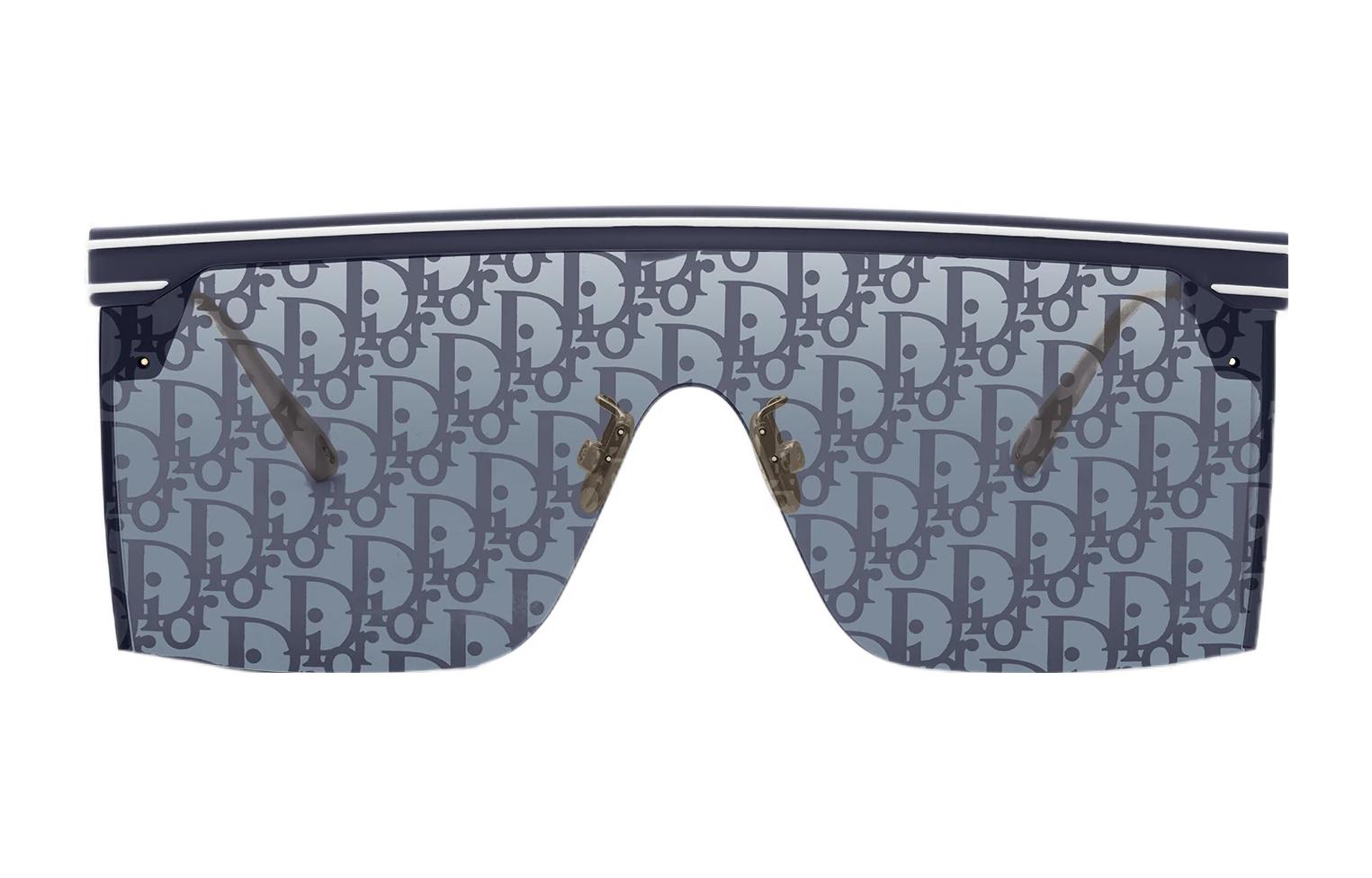 DIOR CLUB M1U Square Sunglasses Blue Monogram Unisex Fashion Eyewear DIORCLUB-M1U-31B8 圖 3
