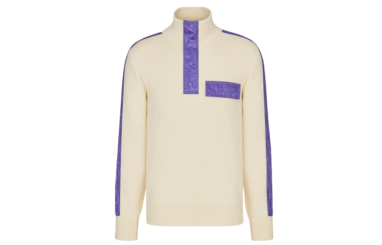 DIOR Color Block Turtleneck Sweater 113M623AT192-C084