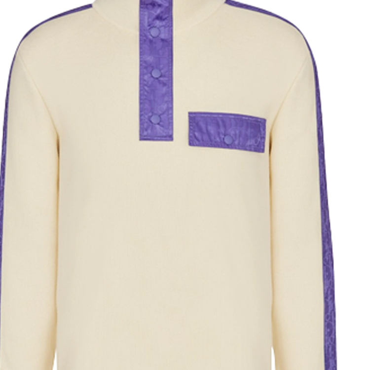 Sizing DIOR Sweater Kolar Tinggi Blok Warna 113M623AT192-C084