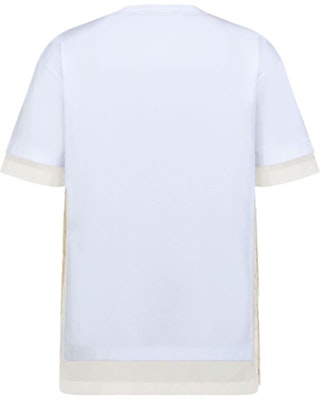 Dior Colorblock Crewneck Loose-Fit T-Shirt White 213J669A0554-C080 Lookbook Dior Colorblock Crewneck Loose-Fit T-Shirt White 213J669A0554-C080