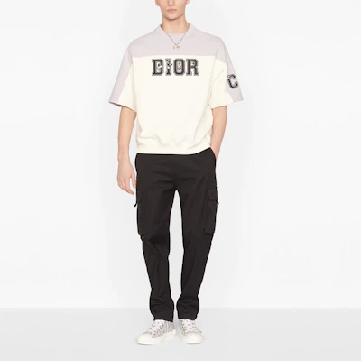 DIOR Colorblock Oversized Short-Sleeve T-Shirt - New Season Collection. 193J648A0687-C880 Details for DIOR Colorblock Oversized Short-Sleeve T-Shirt - New Season Collection. 193J648A0687-C880