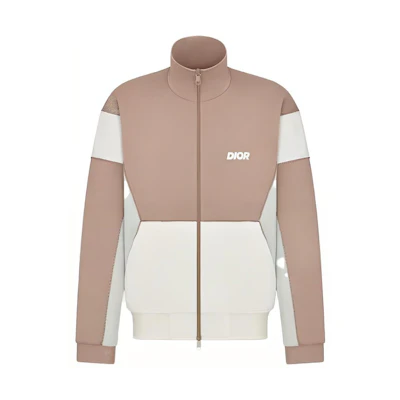 DIOR Colorblock Stand Collar Long-Sleeve Jacket Multicolor 393J431A0776C180