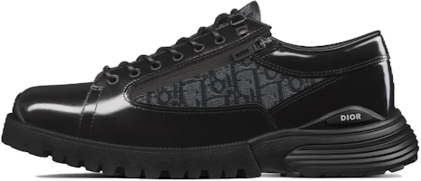 DIOR Combat Leather Lace-Up Low-Top Casual Shoes Black . 3DE379ZXF_H969 DIOR Combat Leather Lace-Up Low-Top Casual Shoes Black . 3DE379ZXF_H969