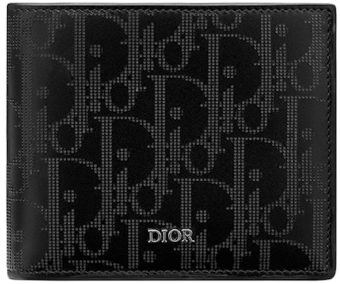 Dior Compact Wallet Oblique Jacquard Black Buy Dior Compact Wallet Oblique Jacquard Black
