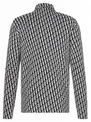 迪奥男士棉质logo印花长袖衬衫 米白/海军蓝 023M550AT099-C185 Lookbook 迪奥男士棉质logo印花长袖衬衫 米白/海军蓝 023M550AT099-C185