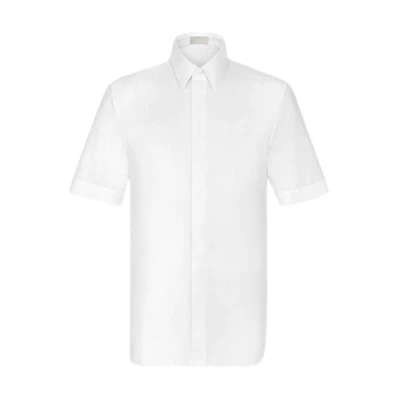 DIOR D-Dior SS25 Printed Cotton Short Sleeve Shirt White 013C503A4743-C080