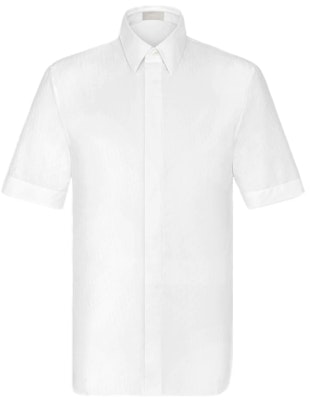 DIOR D-Dior SS25 印花白色棉质短袖衬衫 013C503A4743-C080 Order DIOR D-Dior SS25 印花白色棉质短袖衬衫 013C503A4743-C080