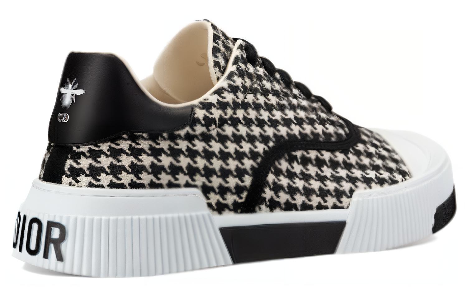 Shop Dior D-Smash Sneaker 'Houndstooth' Sepatu Pria/Wanita Terbaru KCK267NPU-S11X