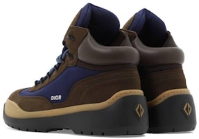 Dior Dean Sepatu Boot Pergelangan 'Coklat Navy' 3BO284ZPF-H765 Shop Dior Dean Sepatu Boot Pergelangan 'Coklat Navy' 3BO284ZPF-H765