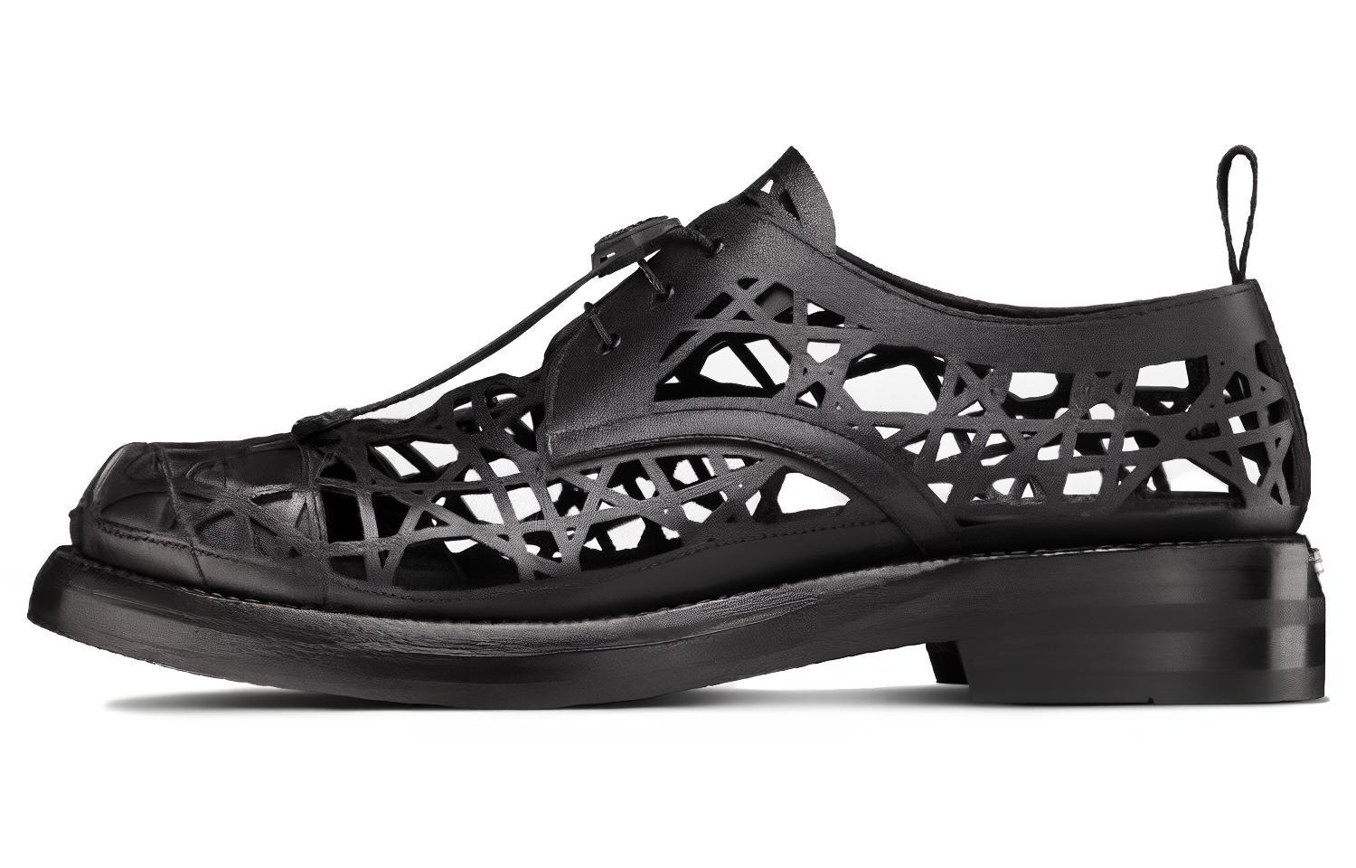 Dior Derby 'Black Leather Canage' 3DE352ZUL_H900