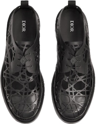 Dior Derby 'Black Leather Canage' 3DE352ZUL_H900 Shop Dior Derby 'Black Leather Canage' 3DE352ZUL_H900