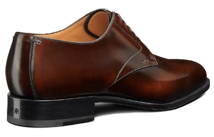 Purchase DIOR 迪奧 Dior Timeless 小牛皮德比鞋 深棕色