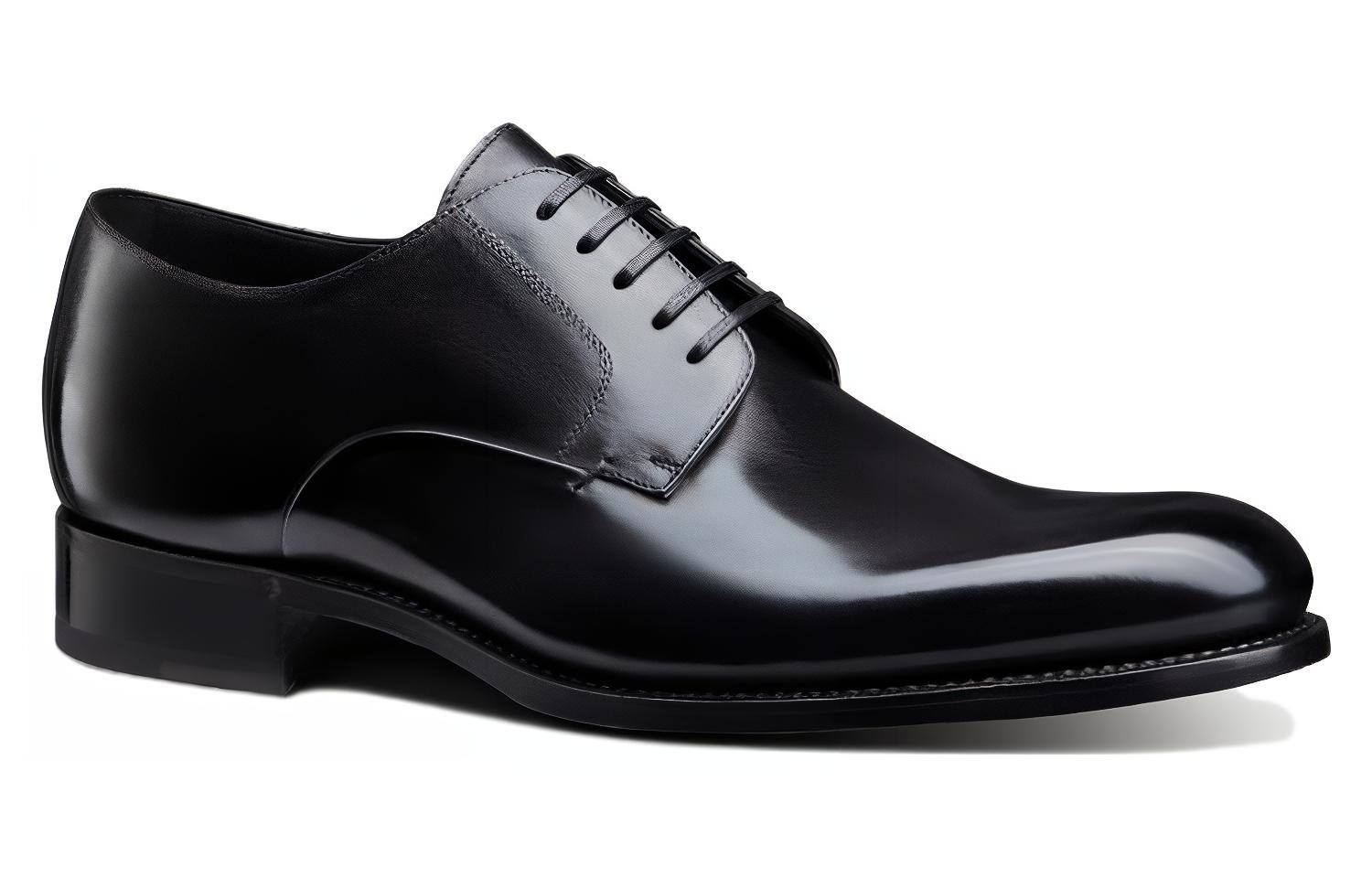 Lookbook Chaussure Derby Dior ''Cuir Noir Poli'' Casual 3DE312VJH_H900