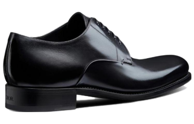 Shop Chaussure Derby Dior ''Cuir Noir Poli'' Casual 3DE312VJH_H900