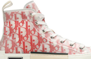 Order Dior B23 高筒運動鞋「Dior Oblique - 白紅」款 3SH118YNT_H360