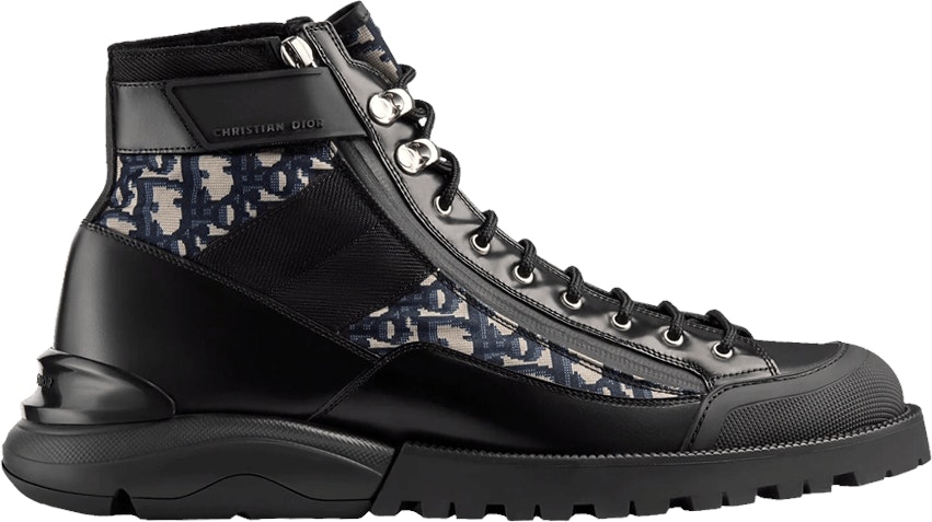 Dior Combat Boot Dior Oblique Black 3BO219YOF H169