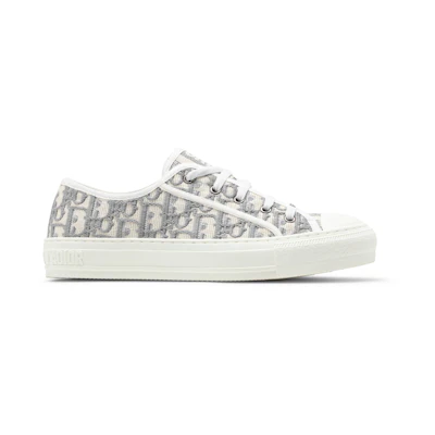 (W) Dior Walk'N'Dior Embroidered Canvas Low 'Grey'