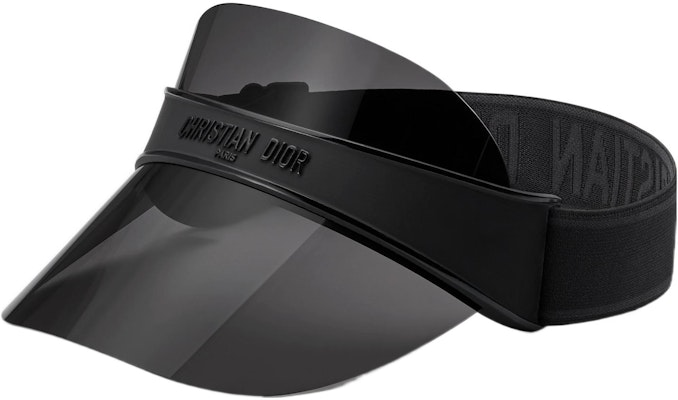 DIOR DiorClub V1U Black Unisex Sun Visor with Solid Color Logo Design DIORCLUB V1U 11A0 Lookbook DIOR DiorClub V1U Black Unisex Sun Visor with Solid Color Logo Design DIORCLUB V1U 11A0