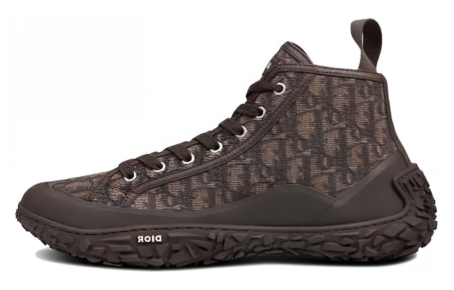 Dior Diorizon 'Ebony Tapestry Ankle Boot' 3SH131ZJW_H767