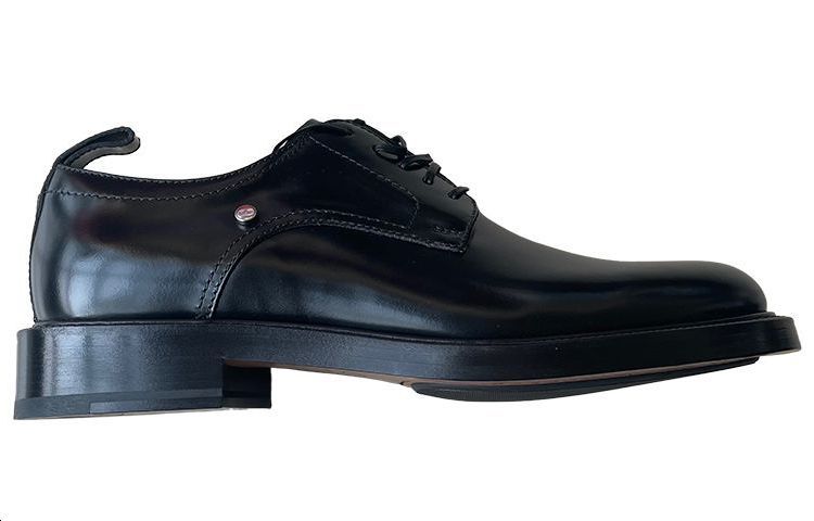 Order Sepatu Formal Dior 'Black Lace-Up' Hitam 3DE292YQD_H969
