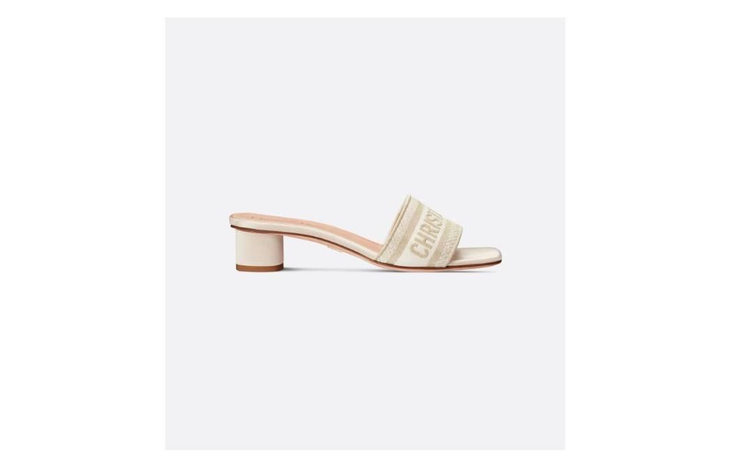 Dior Dway Heeled Mule 'Gold Sandal' KCQ858SBXS49K