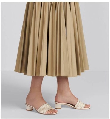 Dior Dway Heeled Mule 'Gold Sandal' KCQ858SBXS49K Lookbook Dior Dway Heeled Mule 'Gold Sandal' KCQ858SBXS49K