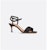 Sandal Tumit Dior Dway 'Hitam' KCQ854SBSS900