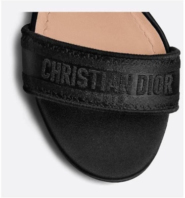 Dior Dway Heeled Sandal 'Black' KCQ854SBSS900 Purchase Dior Dway Heeled Sandal 'Black' KCQ854SBSS900