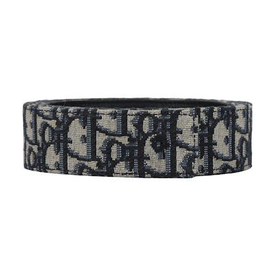 DIOR Embossed Leather Belt Black 3.5cm 4800ZZYSE-H05E