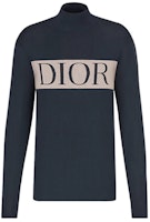 DIOR Sweater Cashmere Bordir Navy Blue. 943M667AT051-584 Order DIOR Sweater Cashmere Bordir Navy Blue. 943M667AT051-584