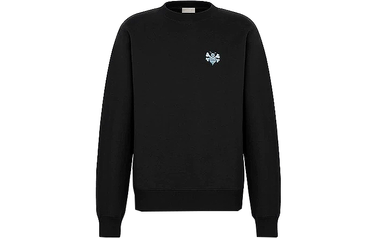 DIOR Embroidered Bee Oversized Sweatshirt Black - Seasonal New Arrival 033J603C0531-C985