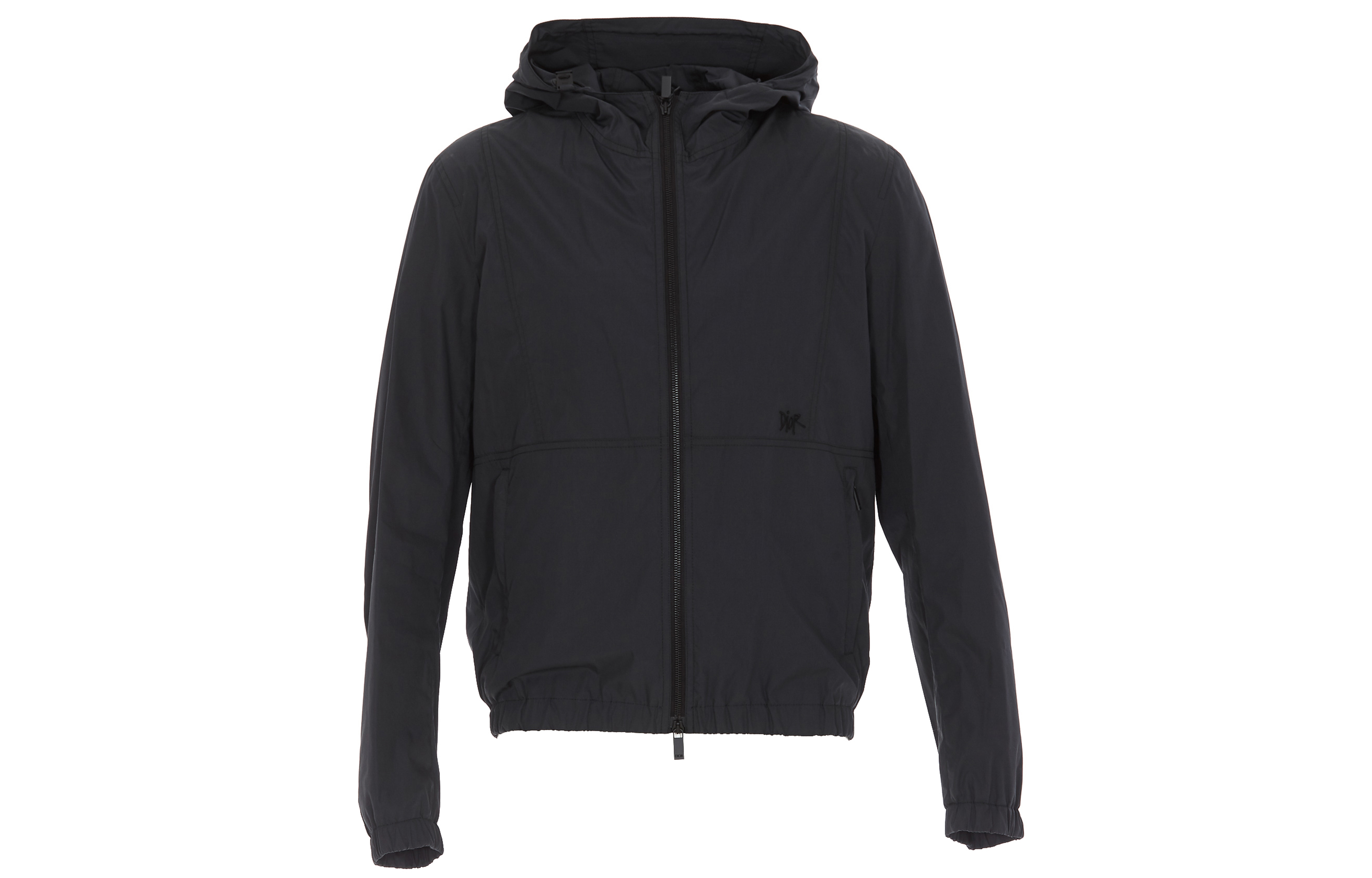 DIOR Embroidered Logo Hooded Jacket Black 013C402E481-C980