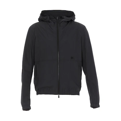 DIOR Embroidered Logo Hooded Jacket Black 013C402E481-C980