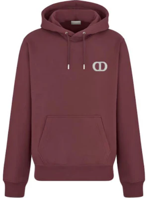 Dior Embroidered Logo Hoodie in Maroon 113J698A0531-C488 Buy Dior Embroidered Logo Hoodie in Maroon 113J698A0531-C488