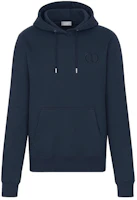 Dior Embroidered Logo Navy Blue Long Sleeve Sweatshirt for Men 113J698A0531-C585 Dior Embroidered Logo Navy Blue Long Sleeve Sweatshirt for Men 113J698A0531-C585