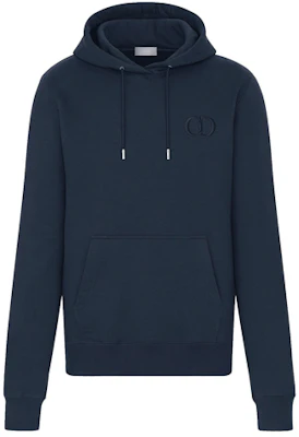 Dior Embroidered Logo Navy Blue Long Sleeve Sweatshirt for Men 113J698A0531-C585 Order Dior Embroidered Logo Navy Blue Long Sleeve Sweatshirt for Men 113J698A0531-C585